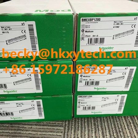 Schneider Electric BMEXBP1200 Backplane for use with BMEP58 Processor BMEXBP1200 Modicon Rack X80 PLC In Stock