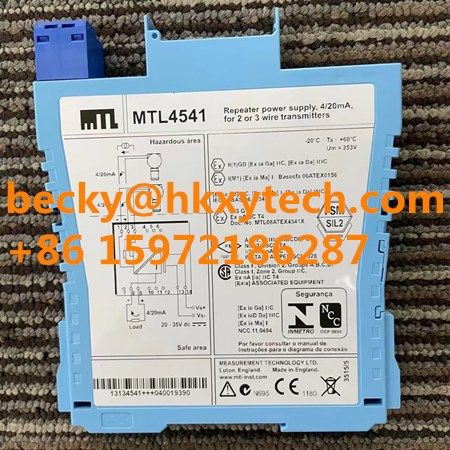 MTL4541S MTL5541S Safety Barriers MTL4541S MTL5541S Repeaters Power Supply 4-20mA 2 or 3 Wire Transmitters In Stock