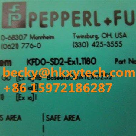 Pepperl+Fuchs KFD0-SD2-Ex1.1180 Solenoid Drivers KFD0-SD2-Ex1.1180 Isolated Barriers 1-Channel 24VDC Supply In Stock